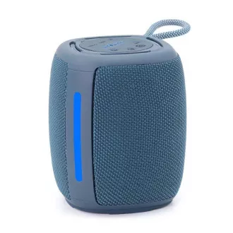 GEMBIRD Repro SPK-BT-LED-03-B, Bluetooth, 5W, RGB LED podsvietenie, modrá