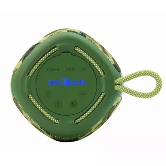 GEMBIRD Repro SPK-BT-LED-03-CM, Bluetooth, 5W, RGB LED podsvietenie, Camo