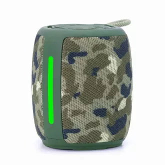 GEMBIRD Repro SPK-BT-LED-03-CM, Bluetooth, 5W, RGB LED podsvietenie, Camo