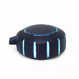 GEMBIRD Repro SPK-BTOD-01, Outdoor, Bluetooth, 3W, RGB LED podsvietenie, čierna GEMBIRD Repro SPK-BTOD-01, Outdoor, Bluetooth, 3W, RGB LED podsvietenie, čierna