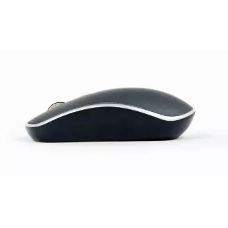 GEMBIRD myš MUSW-4B-06, čierno-strieborná, bezdrôtová, USB nano receiver GEMBIRD myš MUSW-4B-06, čierno-strieborná, bezdrôtová, USB nano receiver