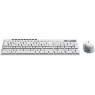 GENIUS set klávesnica + myš SlimStar 8230/ USB/ biela/ CZ+SK layout