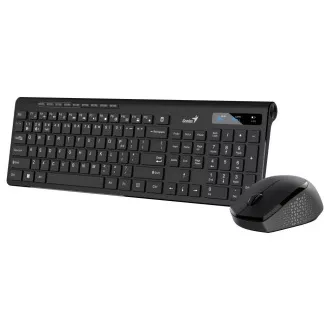 GENIUS set klávesnica+myš SlimStar 8230, Bezdrôtový set Bluetooth + 2, 4GHz, USB, CZ+SK layout, čierna GENIUS set klávesnica+myš SlimStar 8230, Bezdrôtový set Bluetooth + 2, 4GHz, USB, CZ+SK layout, čierna