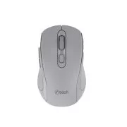C-TECH myš Dual mode WLM-12GR, bezdrôtová, 1600DPI, 6 tlačidiel, šedá, USB nano receiver