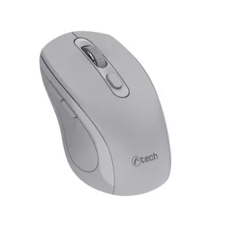 C-TECH myš Dual mode WLM-12GR, bezdrôtová, 1600DPI, 6 tlačidiel, šedá, USB nano receiver