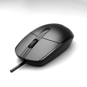 C-TECH Myš WM-10, USB, Čierna