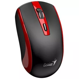 GENIUS myš ECO-8150/ 1200 dpi/ bezdrôtová/ dobíjacia/ Copilot/ čierno-červená
