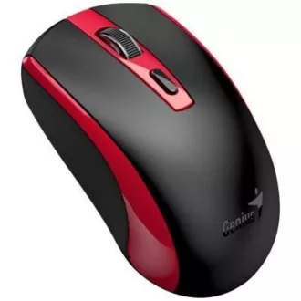 GENIUS myš ECO-8150/ 1200 dpi/ bezdrôtová/ dobíjacia/ Copilot/ čierno-červená