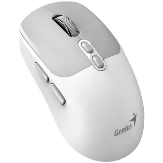 GENIUS myš NX-8080S BT/ duálny Bluetooth + 2, 4GHz/ 1600 dpi/ Copilot/ bezdrôtová/ tichá/ bielošedá