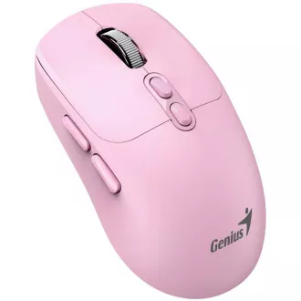 GENIUS myš NX-8080S BT/ duálny Bluetooth + 2, 4GHz/ 1600 dpi/ Copilot/ bezdrôtová/ tichá/ ružová