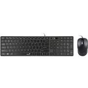 GENIUS set klávesnica + myš Slimstar C126/ Drôtový set/ Copilot/ USB/ čierna/ CZ+SK layout