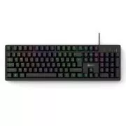 C-TECH Klávesnica Riven, Drôtová USB, čierna