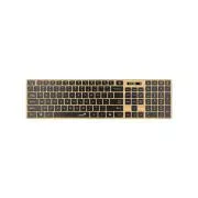 GENIUS Klávesnica Slimstar 7250BT, membránová, bezdrôtová, béžová-čierna