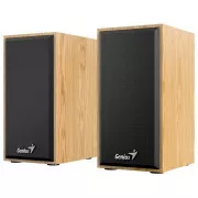 GENIUS Reproduktor SP-HF180, 3.5mm jack, 6W, svetlé drevo