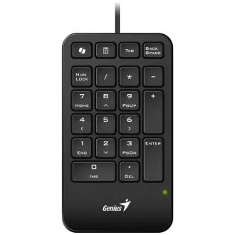 GENIUS Numerická klávesnica NumPad 125, Drôtová USB-C, čierna