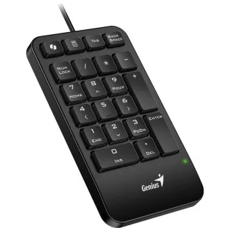 GENIUS Numerická klávesnica NumPad 125, Drôtová USB-C, čierna