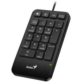 GENIUS Numerická klávesnica NumPad 125, Drôtová USB-C, čierna