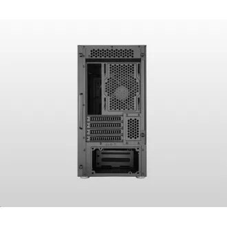 Cooler Master case Silencio S400 Steel, mATX, 2x 120mm Fan, Čierna