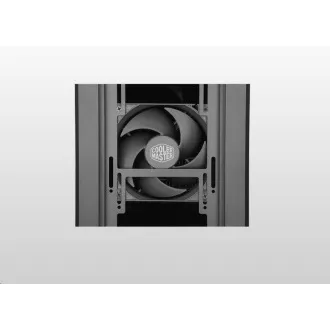Cooler Master case Silencio S400 Steel, mATX, 2x 120mm Fan, Čierna