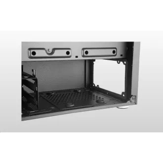 Cooler Master case Silencio S400 Steel, mATX, 2x 120mm Fan, Čierna