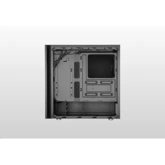 Cooler Master case Silencio S600 TG, ATX, Priehľadná bočnica, 2x 120mm Fan, Čierna