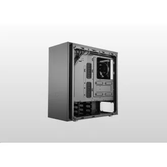 Cooler Master case Silencio S600 TG, ATX, Priehľadná bočnica, 2x 120mm Fan, Čierna