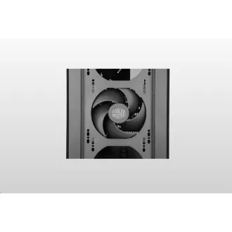 Cooler Master case Silencio S600 TG, ATX, Priehľadná bočnica, 2x 120mm Fan, Čierna