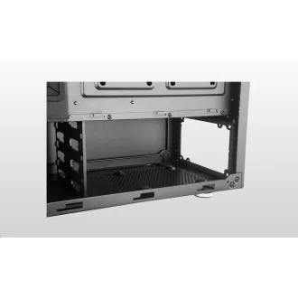 Cooler Master case Silencio S600 TG, ATX, Priehľadná bočnica, 2x 120mm Fan, Čierna