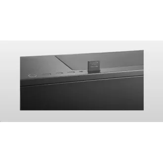Cooler Master case Silencio S600 TG, ATX, Priehľadná bočnica, 2x 120mm Fan, Čierna