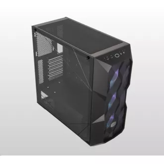 Cooler Master case MasterBox TD500 Mesh, E-ATX, Priehľadná bočnica, 3x 120mm ARGB Fan, Čierna Cooler Master case MasterBox TD500 Mesh, E-ATX, Priehľadná bočnica, 3x 120mm ARGB Fan, Čierna