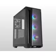 Cooler Master case MasterBox MB520 aRGB, E-ATX, Mid Tower, čierna, bez zdroja