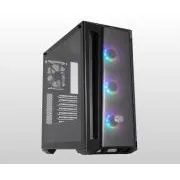 Cooler Master case MasterBox MB520 ARGB, E-ATX, Priehľadná bočnica, 3x 120mm ARGB Fan, 1x 120mm Fan, Čierna