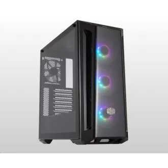Cooler Master case MasterBox MB520 ARGB, E-ATX, Priehľadná bočnica, 3x 120mm ARGB Fan, 1x 120mm Fan, Čierna