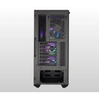 Cooler Master case MasterBox MB520 ARGB, E-ATX, Priehľadná bočnica, 3x 120mm ARGB Fan, 1x 120mm Fan, Čierna