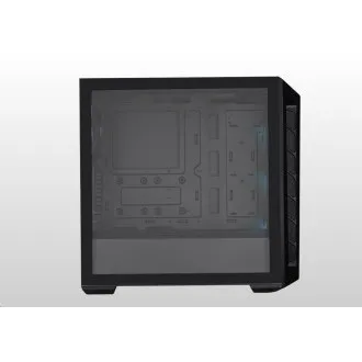 Cooler Master case MasterBox MB520 ARGB, E-ATX, Priehľadná bočnica, 3x 120mm ARGB Fan, 1x 120mm Fan, Čierna