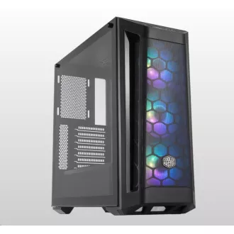 Cooler Master case MasterBox MB511 aRGB, E-ATX, Mid Tower, čierna, bez zdroja Cooler Master case MasterBox MB511 aRGB, E-ATX, Mid Tower, čierna, bez zdroja