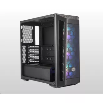 Cooler Master case MasterBox MB511 aRGB, E-ATX, Mid Tower, čierna, bez zdroja Cooler Master case MasterBox MB511 aRGB, E-ATX, Mid Tower, čierna, bez zdroja