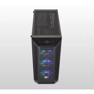 Cooler Master case MasterBox MB511 aRGB, E-ATX, Mid Tower, čierna, bez zdroja