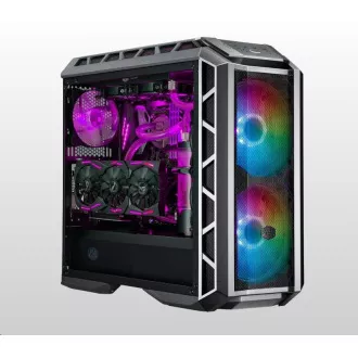Cooler Master case MasterCase H500P Mesh ARGB, E-ATX, Mid Tower, sivá, bez zdroja Cooler Master case MasterCase H500P Mesh ARGB, E-ATX, Mid Tower, sivá, bez zdroja