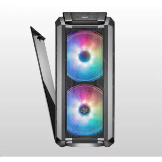 Cooler Master case MasterCase H500P Mesh ARGB, E-ATX, Mid Tower, sivá, bez zdroja Cooler Master case MasterCase H500P Mesh ARGB, E-ATX, Mid Tower, sivá, bez zdroja