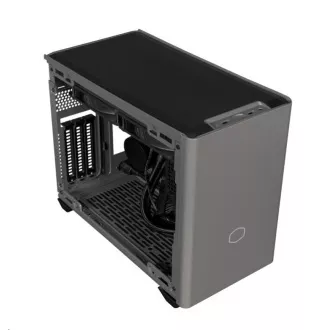Cooler Master case MasterBox NR200P Max, mITX, Vodný chladič, Zdroj 850W, Šedá