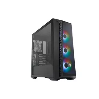 Cooler Master case MasterBox 520 Mesh, ATX, Priehľadná bočnica, 3x 120mm ARGB Fan, ARGB Hub, Čierna