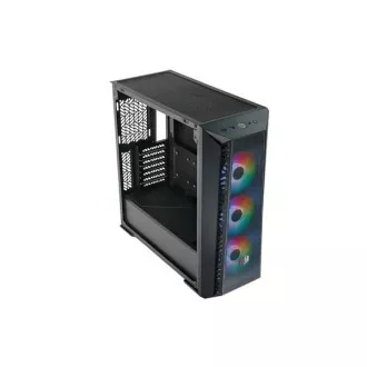 Cooler Master case MasterBox 520 Mesh, ATX, Priehľadná bočnica, 3x 120mm ARGB Fan, ARGB Hub, Čierna