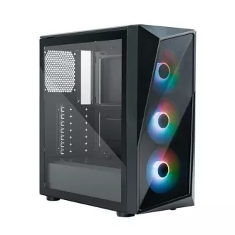 Cooler Master case CMP 520, ATX, Priehľadná bočnica, 3x 120mm ARGB Fan, Čierna