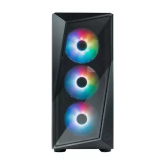 Cooler Master case CMP 520, ATX, Priehľadná bočnica, 3x 120mm ARGB Fan, Čierna