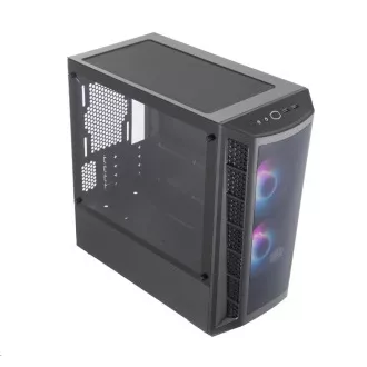 Cooler Master case MasterBox MB320L, aRGB, mATX, Mid Tower, čierna, bez zdroja, ARGB ovládač