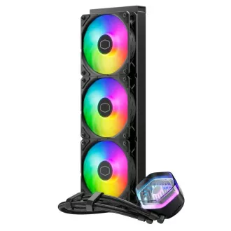 Cooler Master vodný chladič MasterLiquid 360 Atmos ARGB, 3x120mm, LGA1851, AM5, čierna