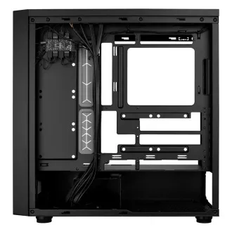 Cooler Master case MasterBox 600, ATX, Priehľadná bočnica, 3x 140mm ARGB Fan, 1x 120mm ARGB Fan, ARGB Hub, Čierna