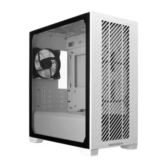 Cooler Master case Elite 301 Lite, mATX, Priehľadná bočnica, 1x 120mm Fan, Biela