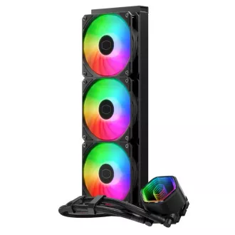 Cooler Master vodný chladič MasterLiquid 360 Core II, 3x120mm, LGA1851, AM5, čierna